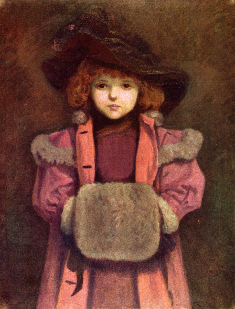 Mufka (niedokończona) autorstwa Kate Greenaway autorstwa Kate Greenaway