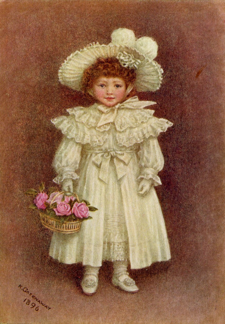 Vera Evelyn Samuel, 1896 przez Kate Greenaway autorstwa Kate Greenaway