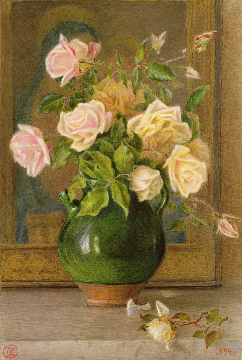 Róże, 1894 autorstwa Kate Goodwin