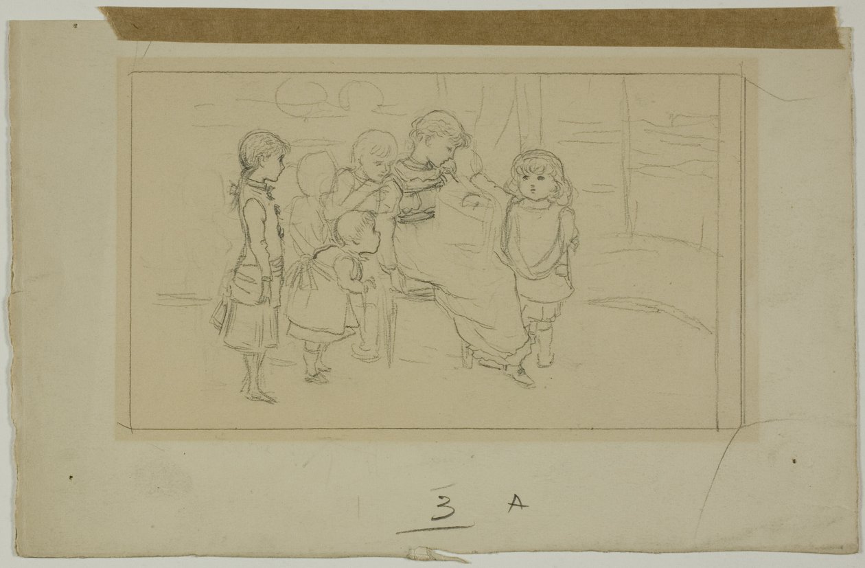 Grupa dzieci autorstwa Kate Greenaway