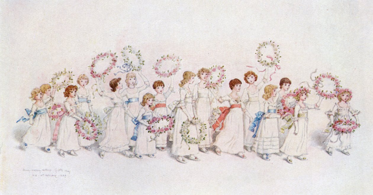 „Wiele szczęśliwych powrotów dnia” Kate Greenaway autorstwa Kate Greenaway
