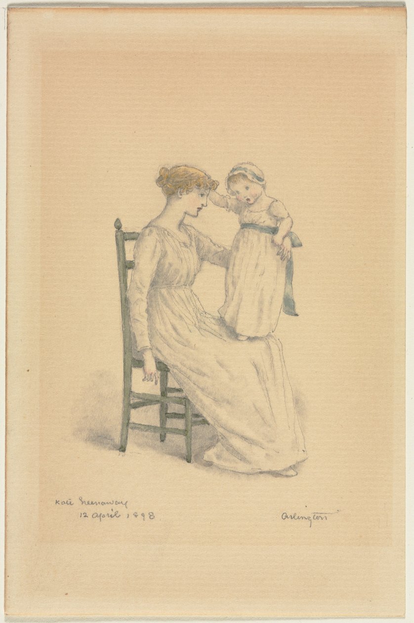 Matka i Dziecko, 1898. autorstwa Kate Greenaway