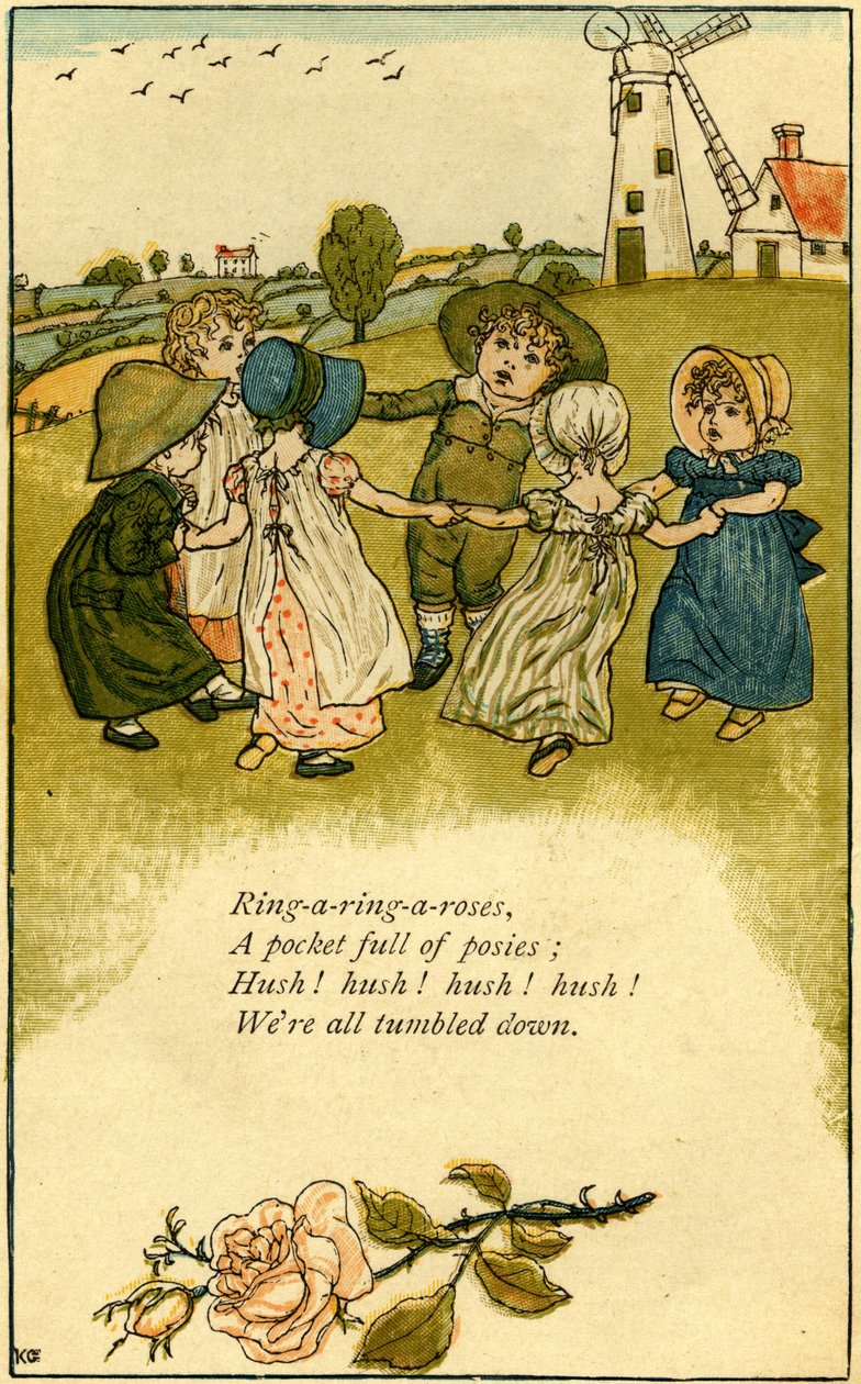 Ring-a-ring-a-roses autorstwa Kate Greenaway autorstwa Kate Greenaway