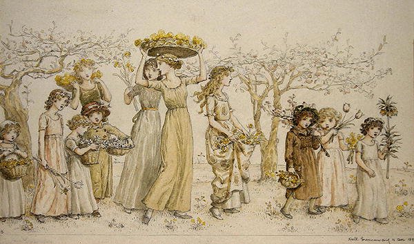 Wiosna autorstwa Kate Greenaway