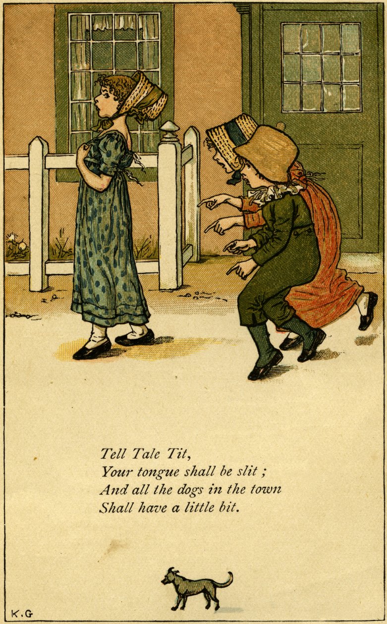 Przedszkole Tell Tale Tit autorstwa Kate Greenaway