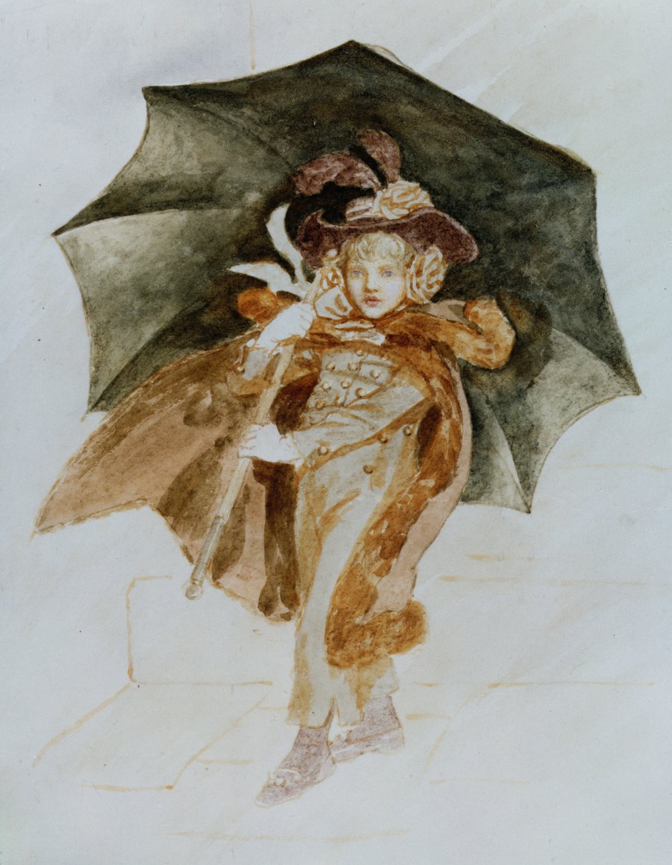 The Rainstorm (wc na papierze) autorstwa Kate Greenaway