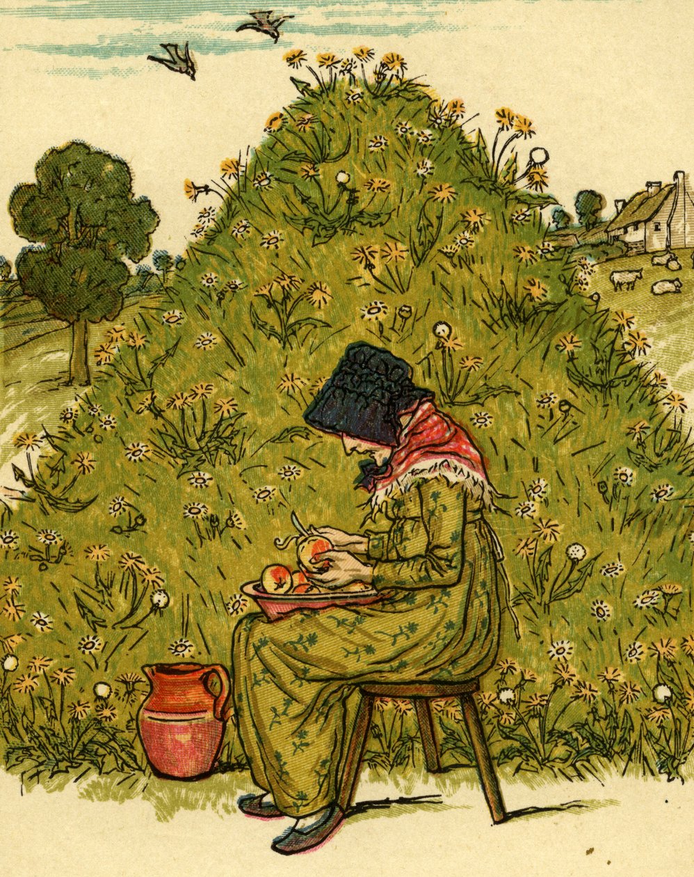 Był stary autorstwa Kate Greenaway