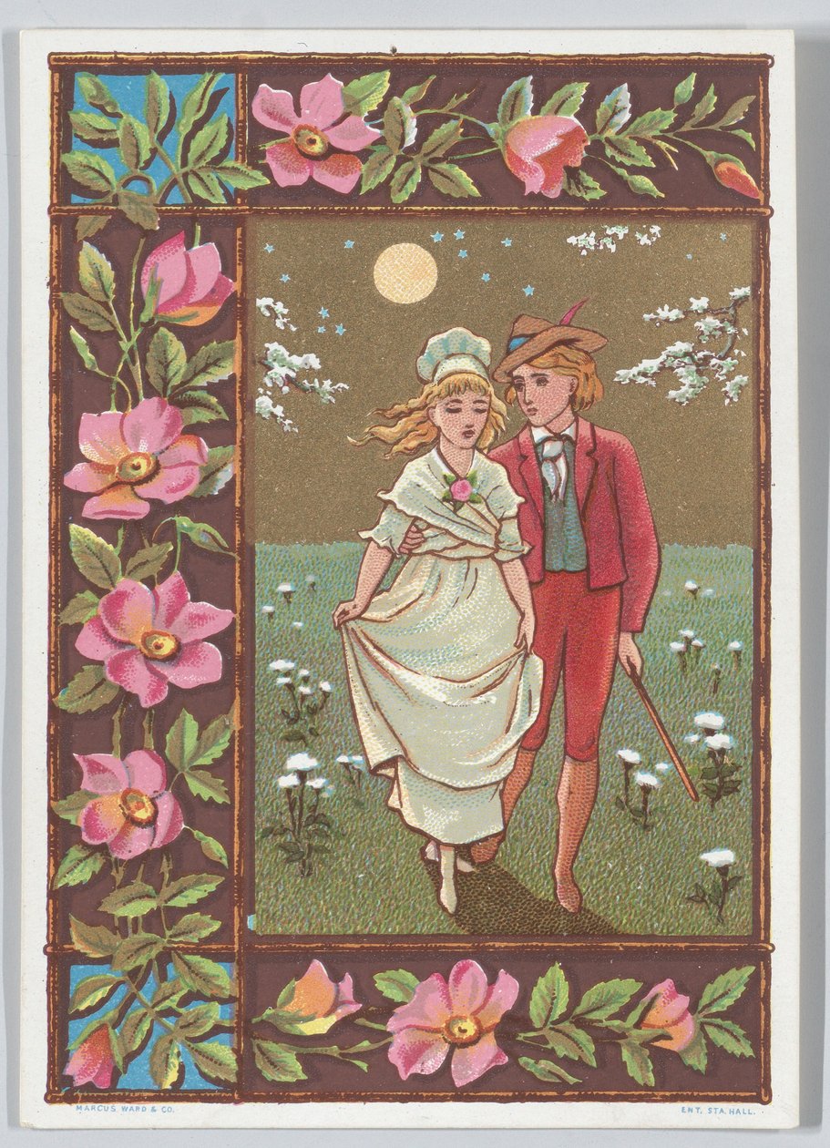 Valentine autorstwa Kate Greenaway