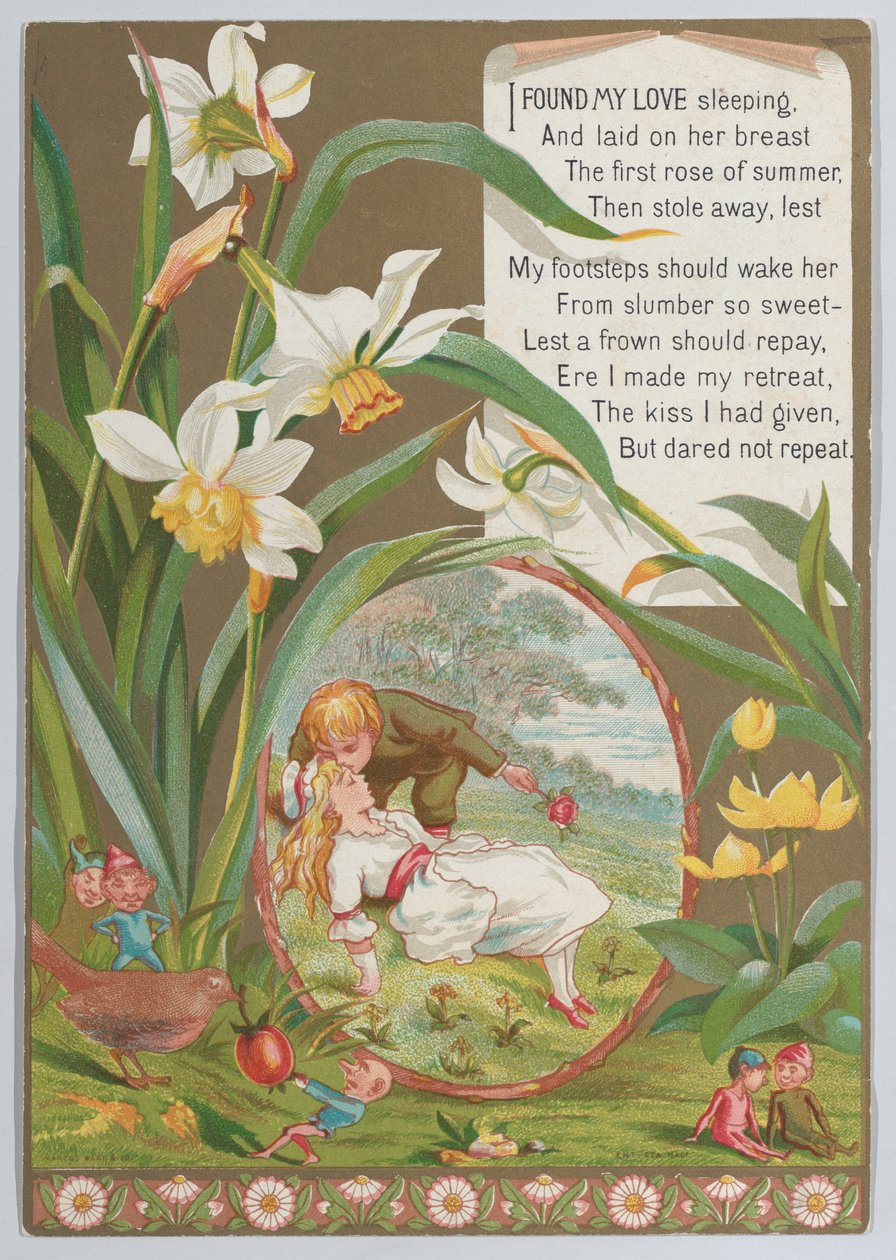 Valentine autorstwa Kate Greenaway
