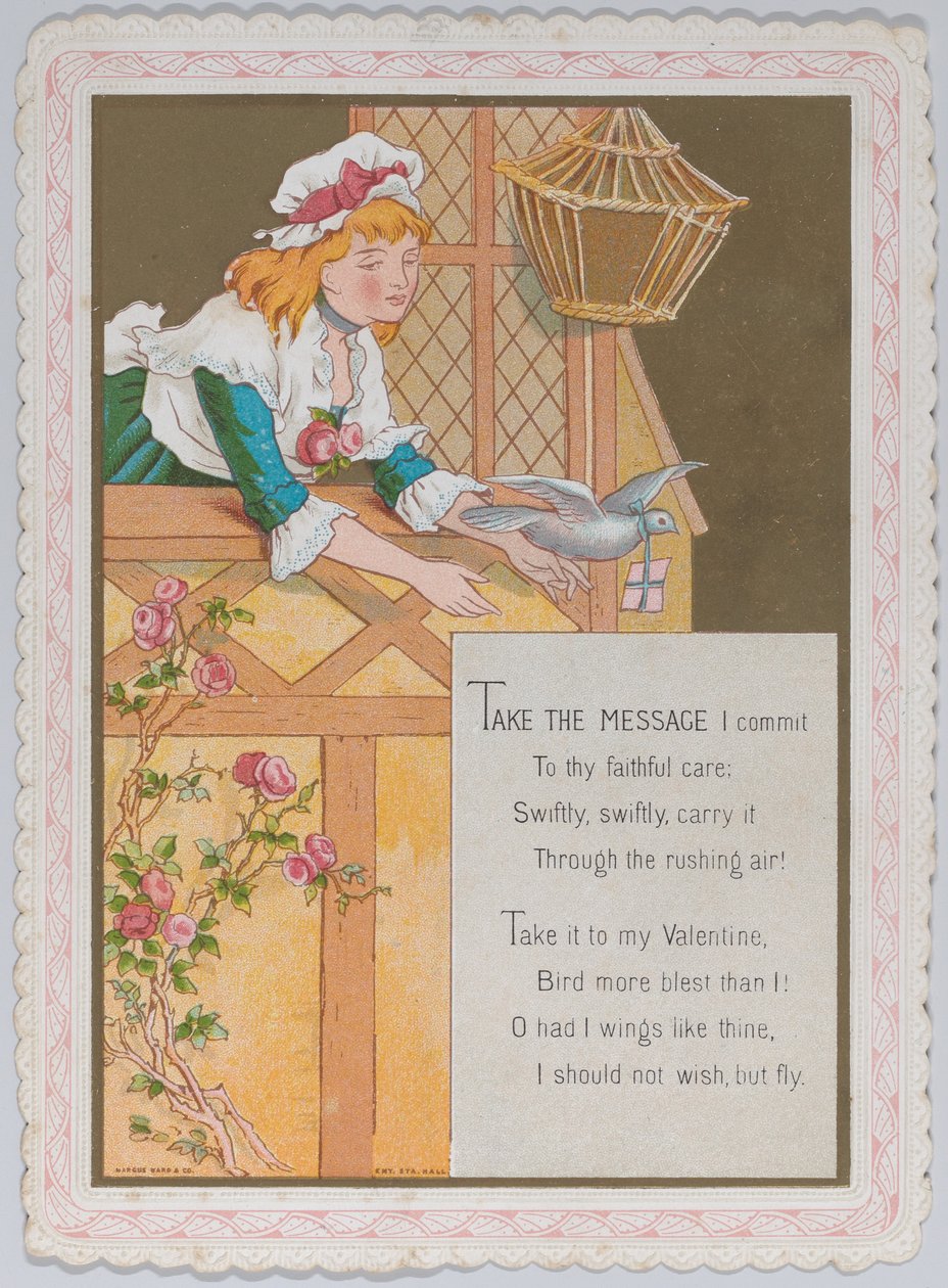 Valentin autorstwa Kate Greenaway