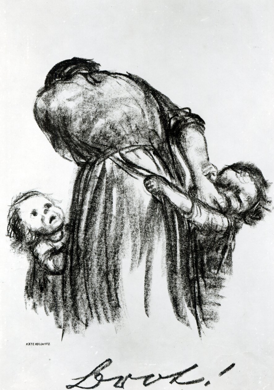 Chleb!, 1924 autorstwa Käthe Kollwitz