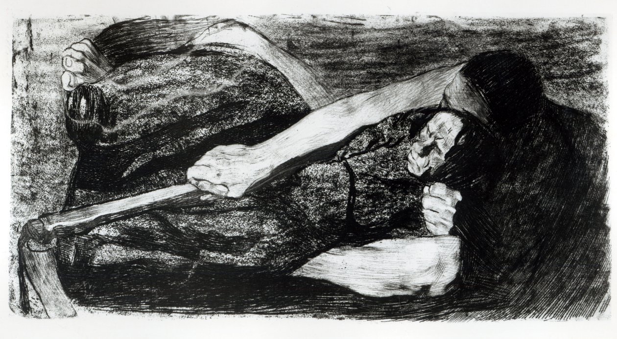Inspiracja, 1905 autorstwa Käthe Kollwitz