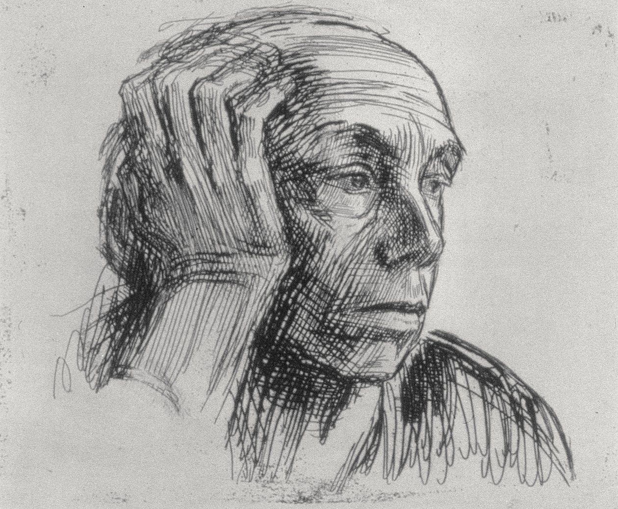 Autoportret, XX w. autorstwa Käthe Kollwitz