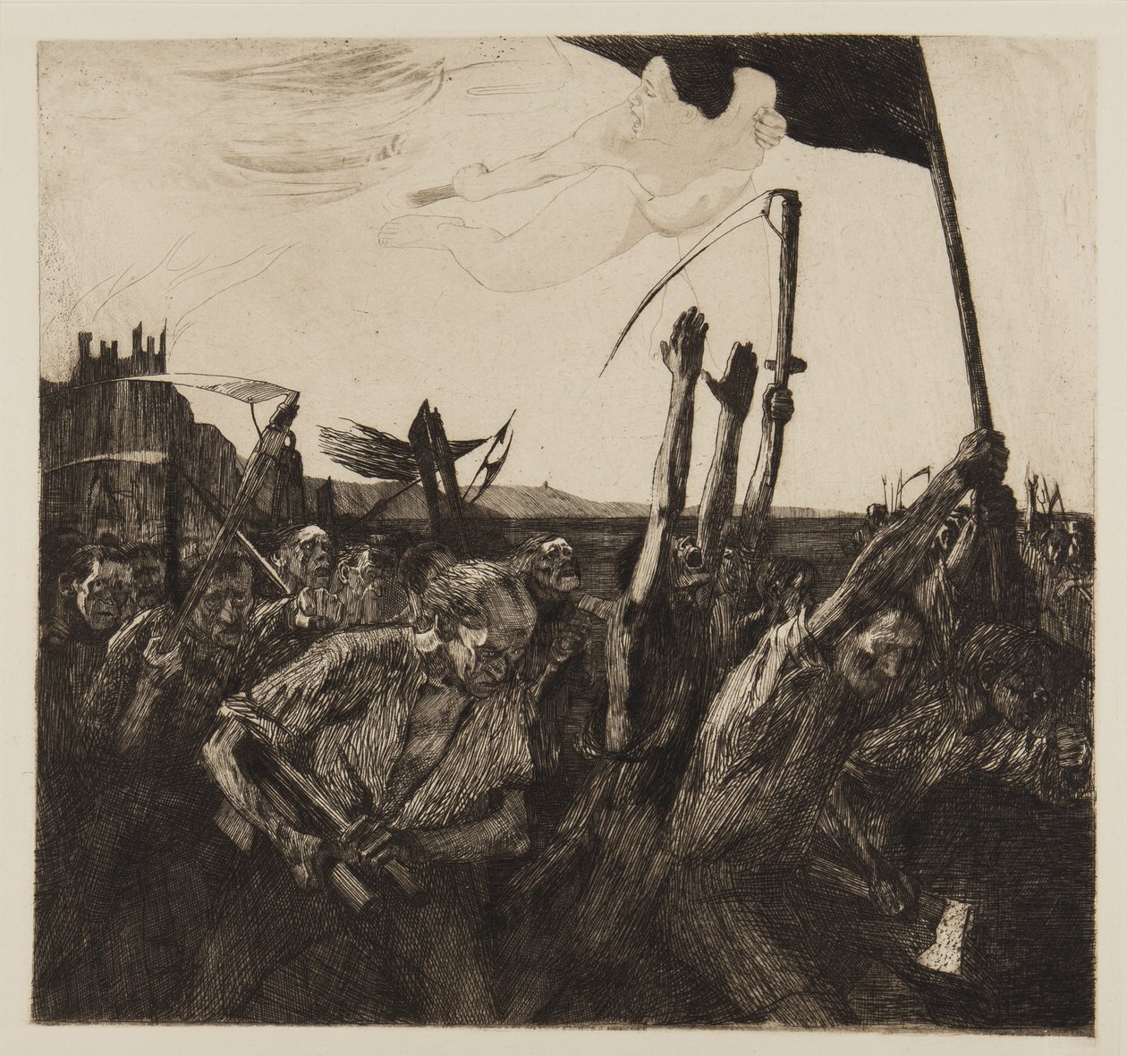 Powstanie, 1899 autorstwa Käthe Kollwitz