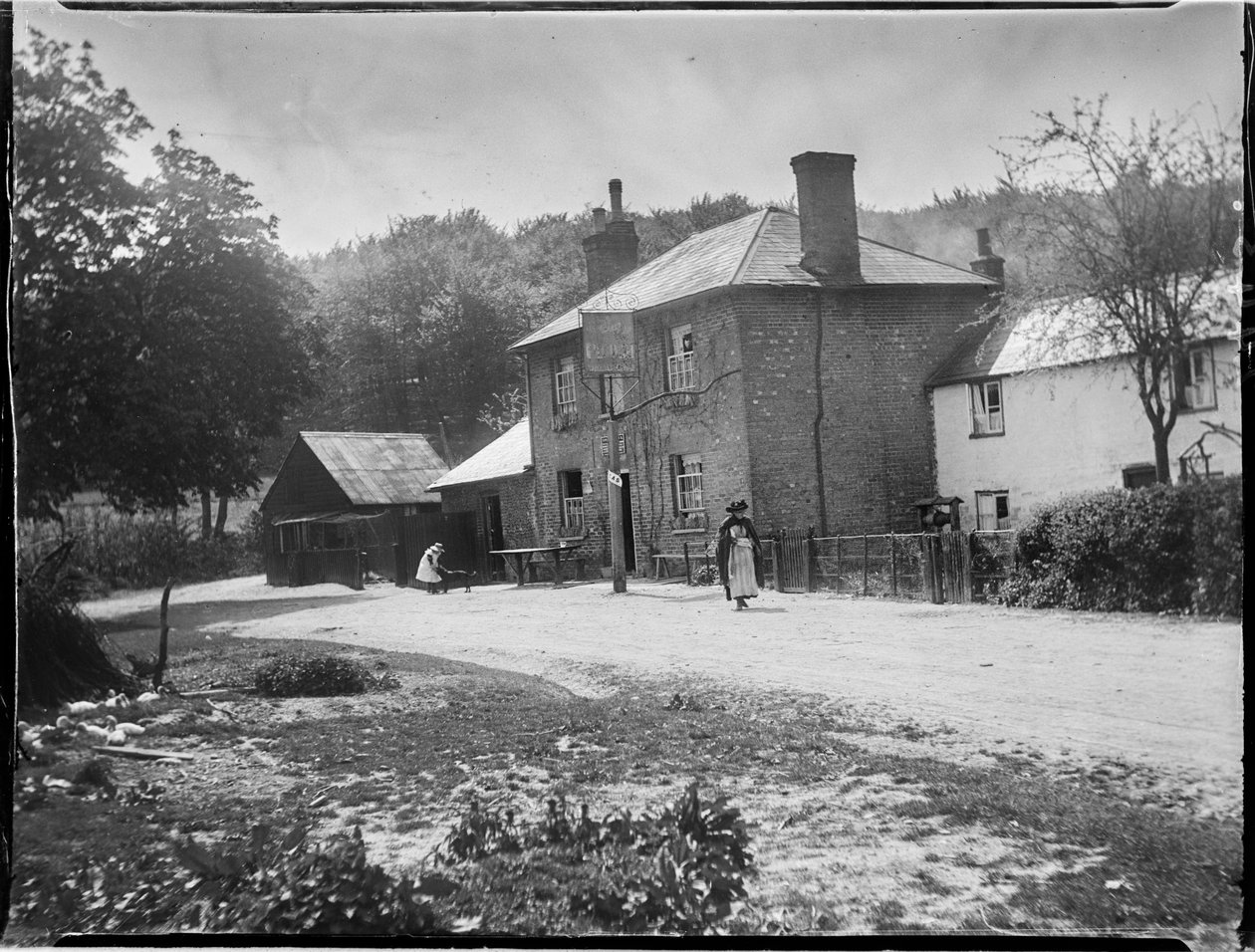 The Plough, Lower Cadsden, Princes Risborough, Wycombe, Buckinghamshire autorstwa Katherine Jean Macfee