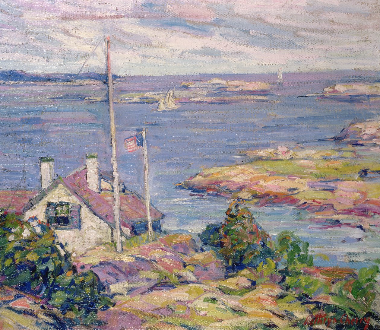 Port w Gloucester autorstwa Kathryn Cherry