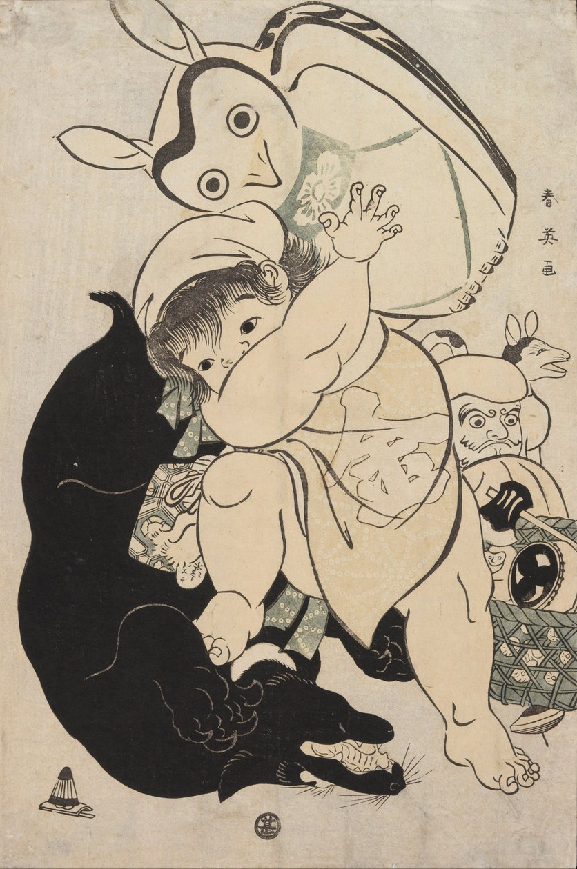 Nieuprawny autorstwa Katsukawa Shun’ei