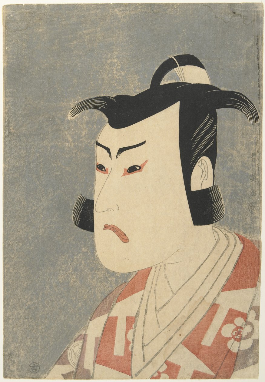 Bando_ Hikosaburo_ III jako Kudo_ Suketsune, 1794 r. autorstwa Katsukawa Shun