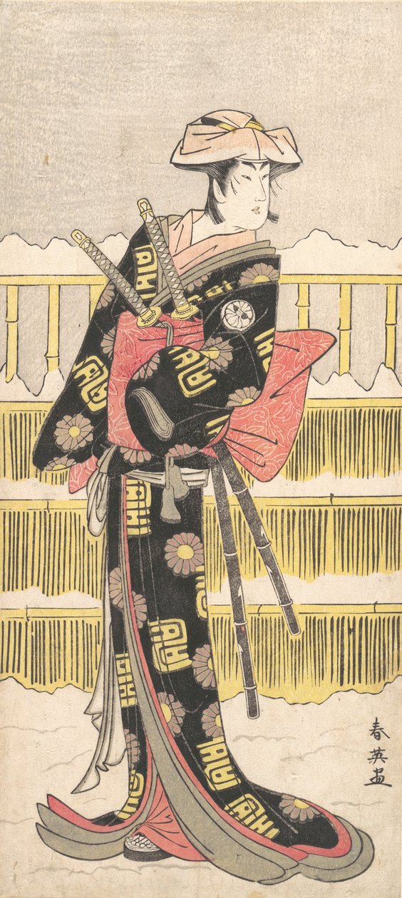 Segawa Chryzantema Kobieta Dobrze, tak, samuraj, co? 1790. autorstwa Katsukawa Shun