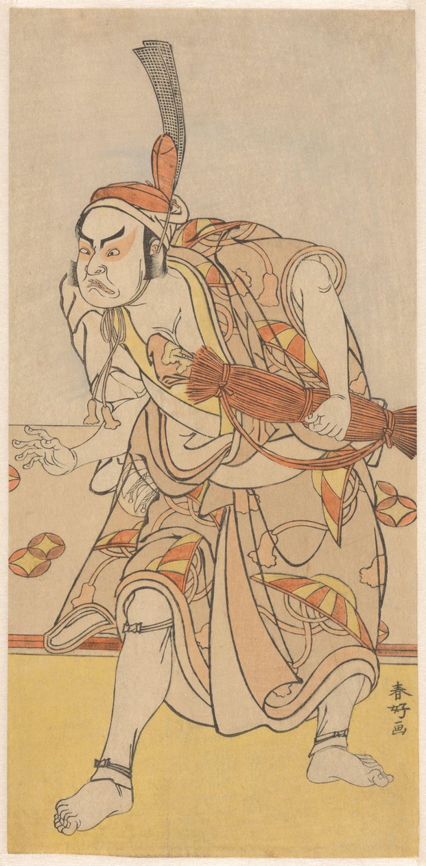 Aktor jako dworzanin autorstwa Katsukawa Shunko