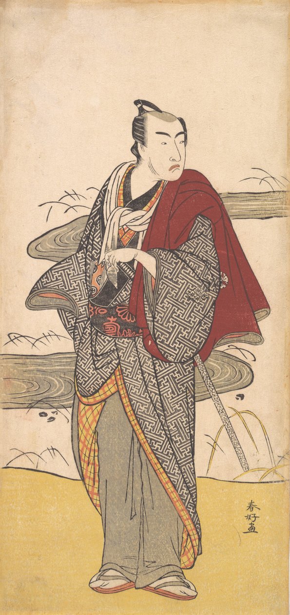 The Actor Matsumoto Koshiro 4th as a Man, ca. 1780. autorstwa Katsukawa Shunko
