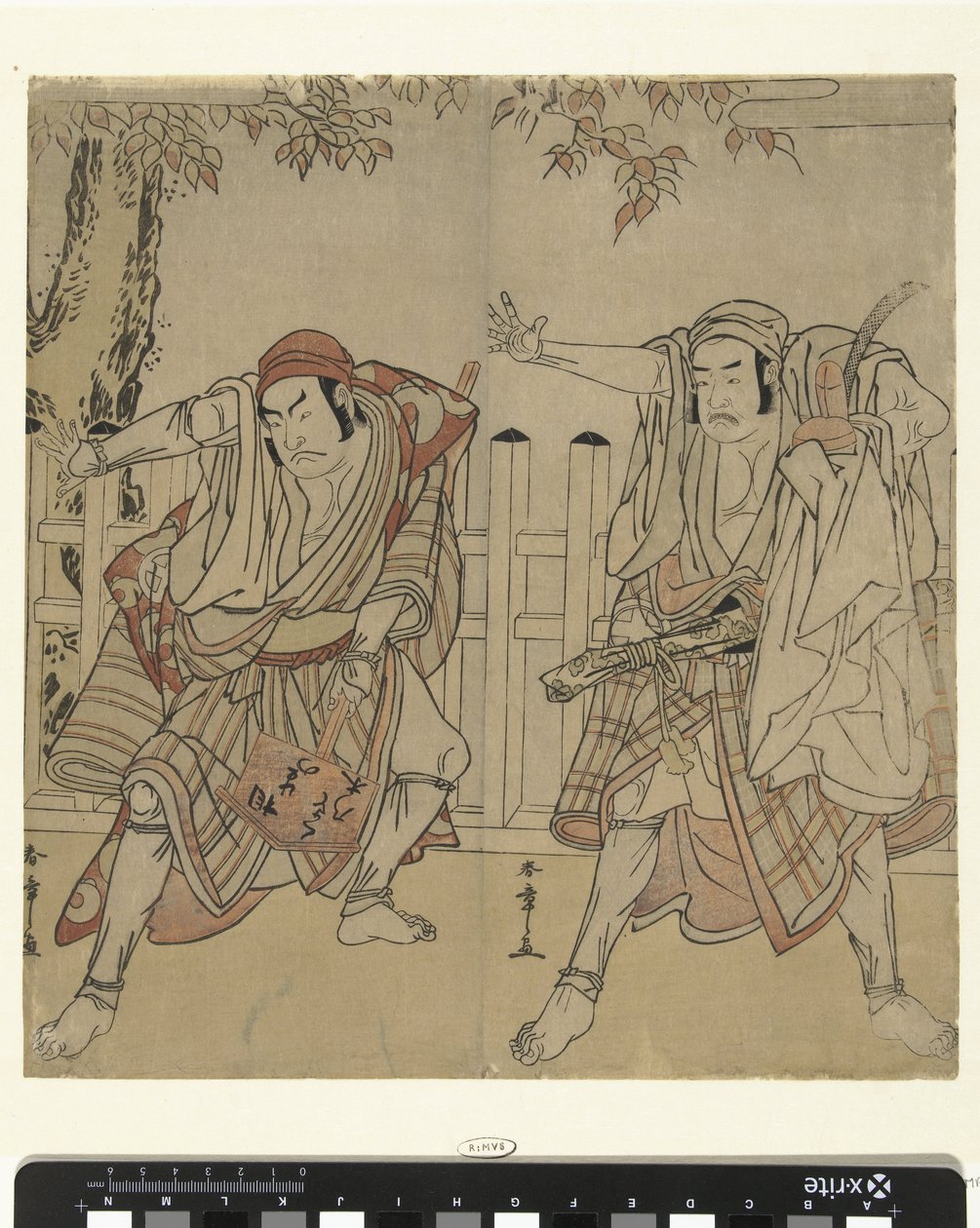 Aktorzy Otani Hiroji III w Otani Tomoemon autorstwa Katsukawa Shunsho