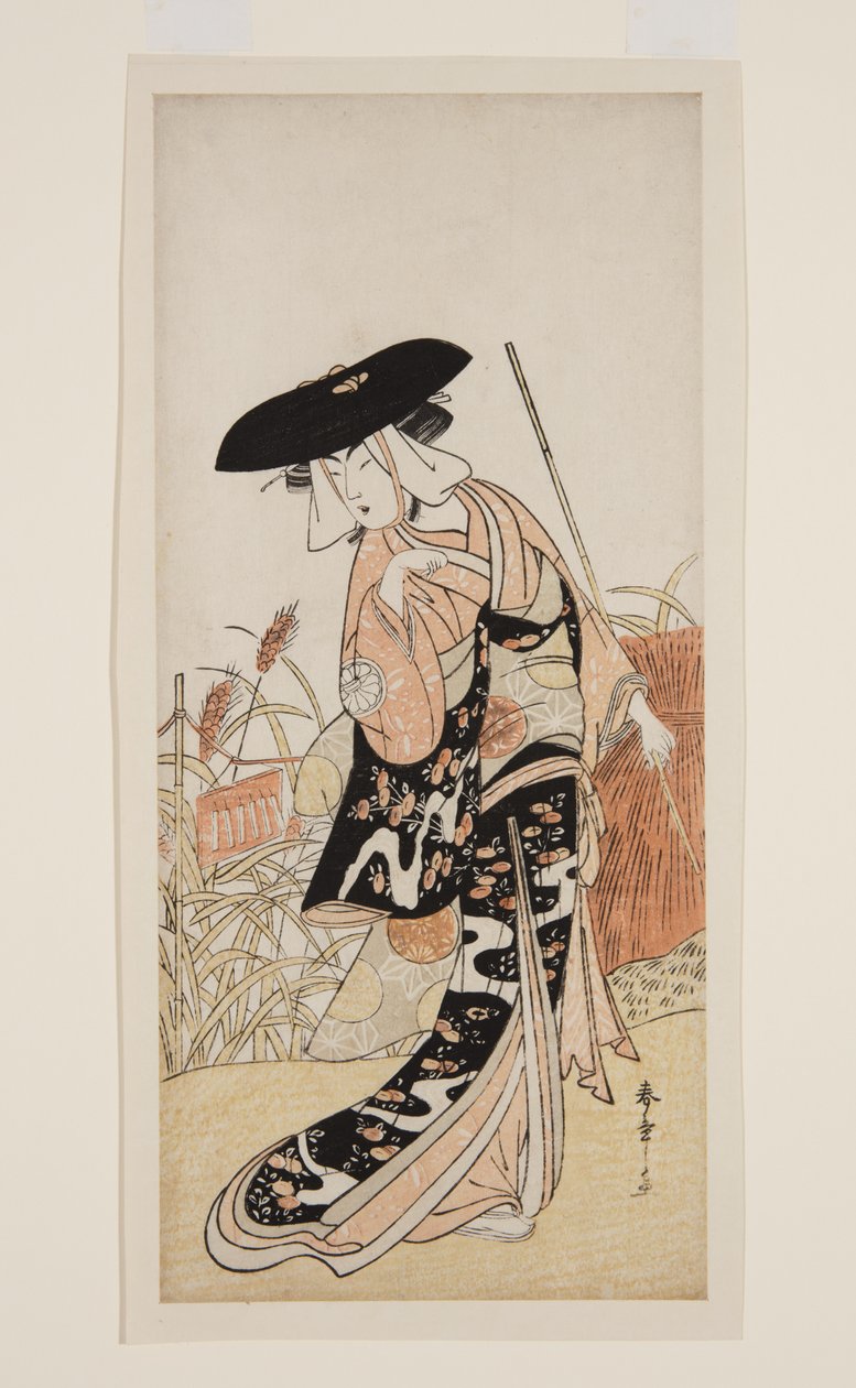 Ac i r Segawa Chrysanthemum Woman Good As Fox Chrysanthemum (Chrysanthemum-Gitsune) autorstwa Katsukawa Shunsho