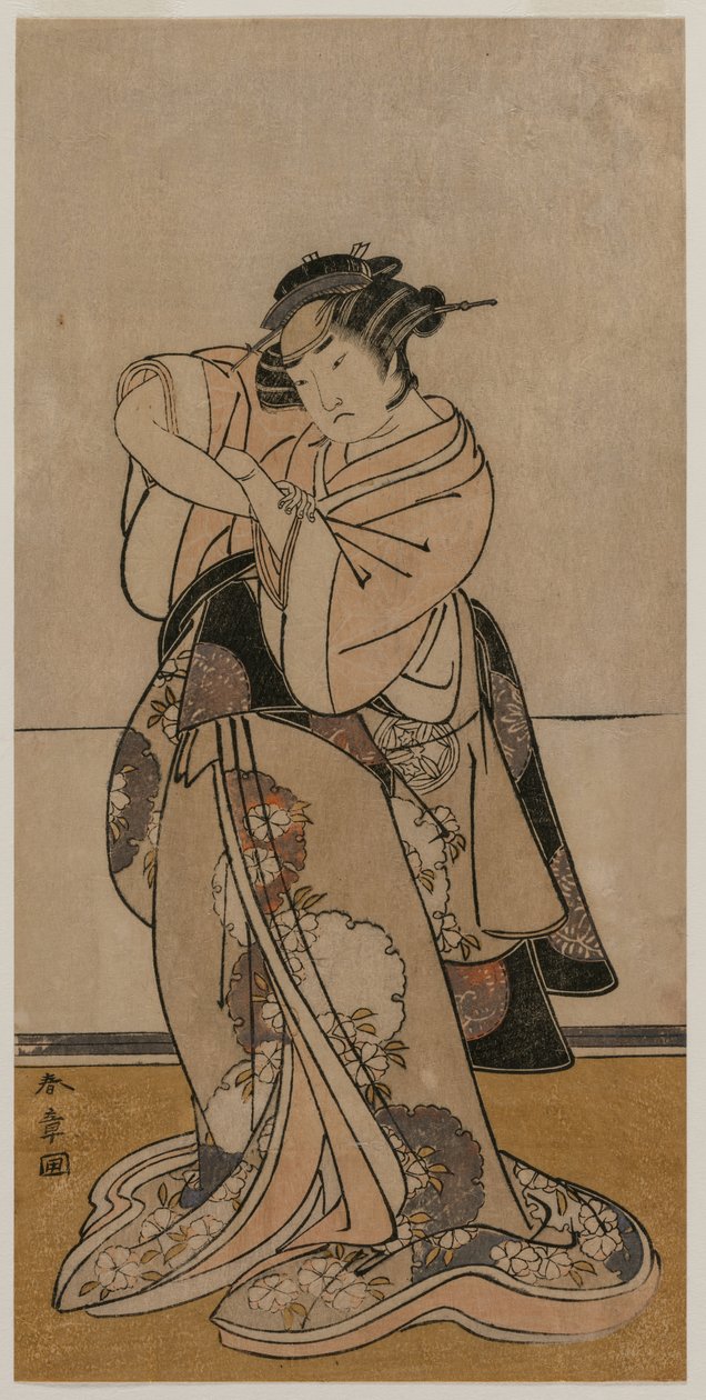 Aktor Yamashita Yaozo. autorstwa Katsukawa Shunsho