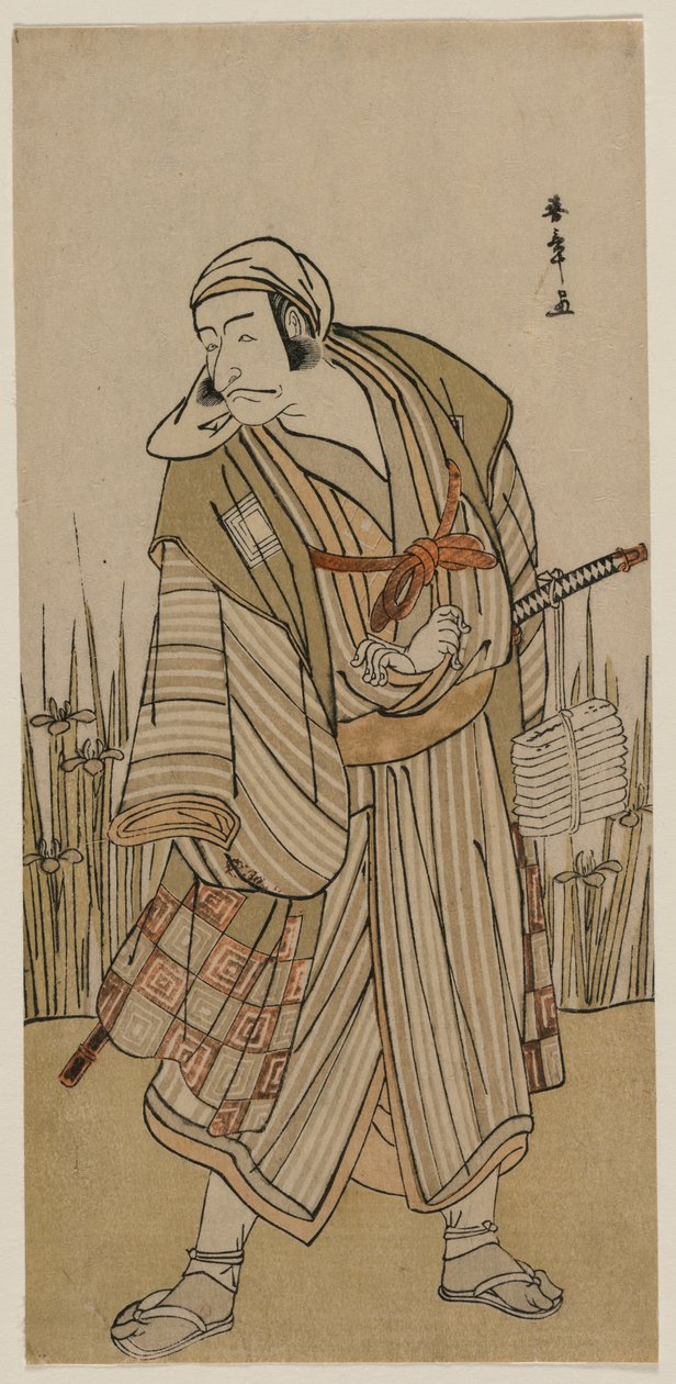 Ichikawa Dan Juro V A s A T Love er Be Mr. Cu MP z s, c. 1780. autorstwa Katsukawa Shunsho