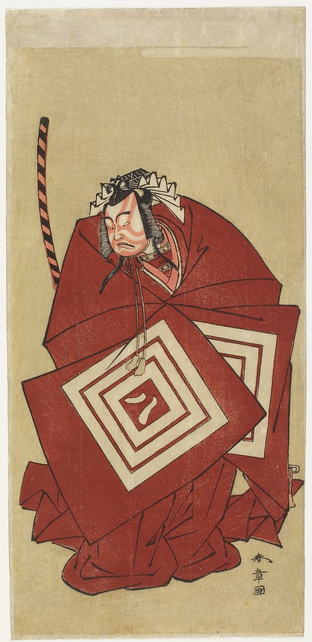 Ichikawa Yaozo_ dobry w te "na chwilę" ikry autorstwa Katsukawa Shunsho