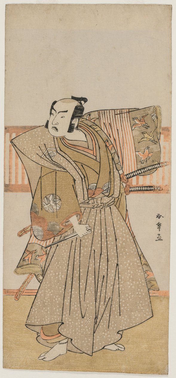 Ichimura Uzaemon Doctor X Jako Juro przodków, a nie d 1770. autorstwa Katsukawa Shunsho