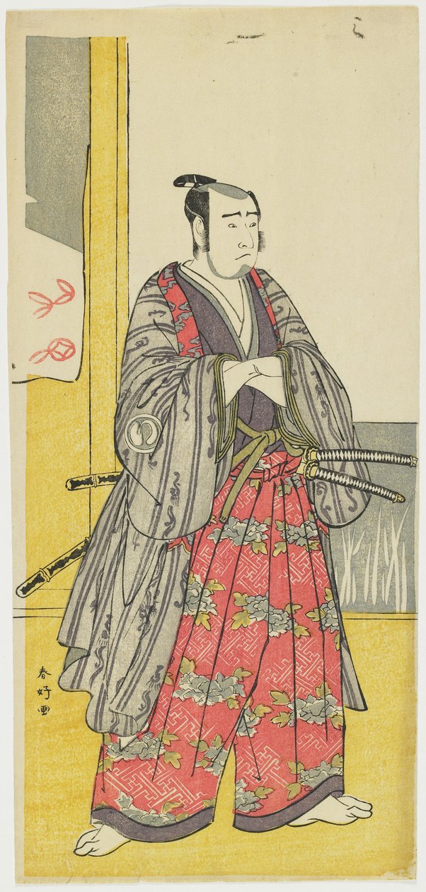 Sawamura Sojuro III jako Yazama Jutaro, c. 1789 autorstwa Katsukawa Shunsho