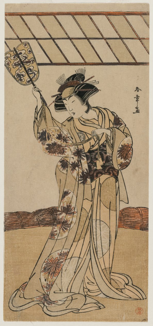 Segawa Kikunojō III jako Terror autorstwa Katsukawa Shunsho