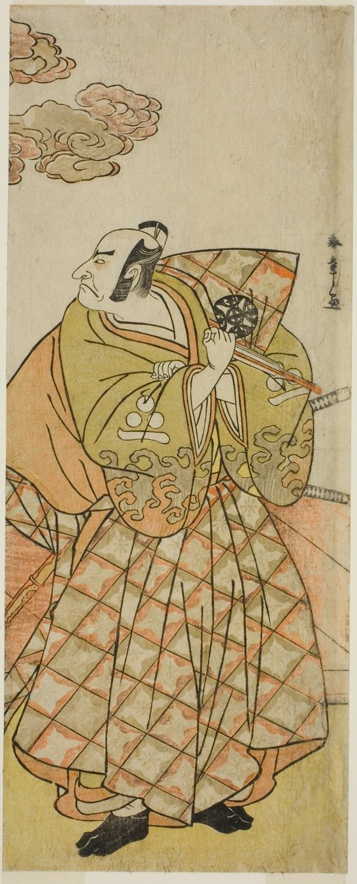 Aktor Nakamura Nakazo I jako Watanabe no Tsuna w sztuce Shitenno Tonoi no Kisewata, wystawionej w Teatrze Nakamura w jedenastym miesiącu, 1781 autorstwa Katsukawa Shunsho
