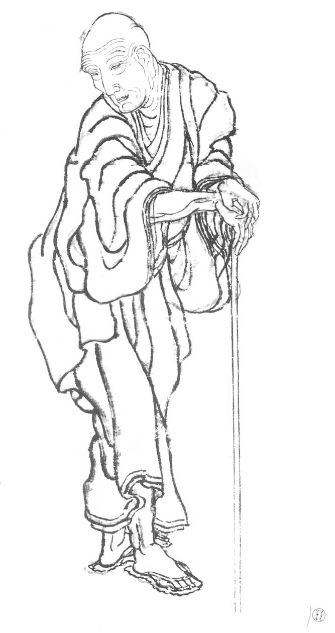 Portret Hokusai autorstwa Katsushika Hokusai