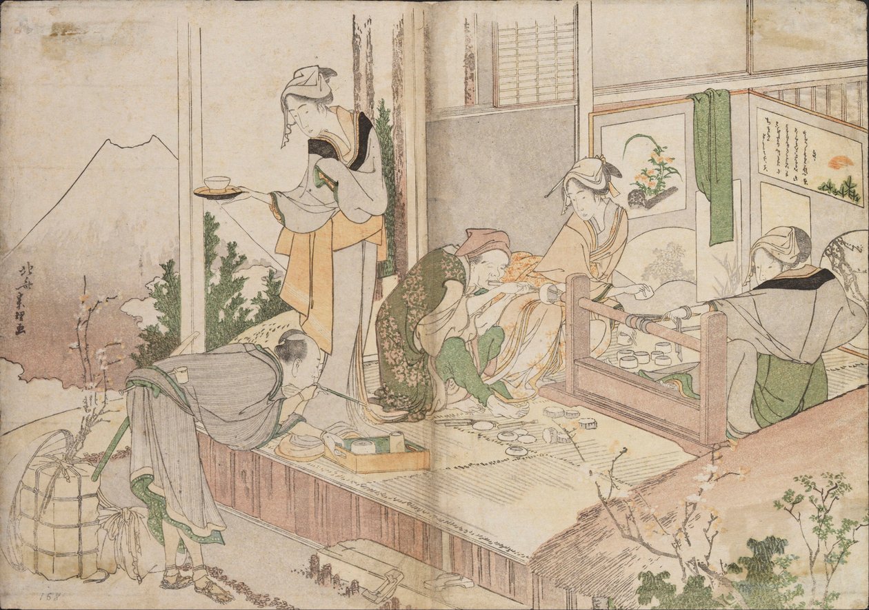 Nieuprawny autorstwa Katsushika Hokusai