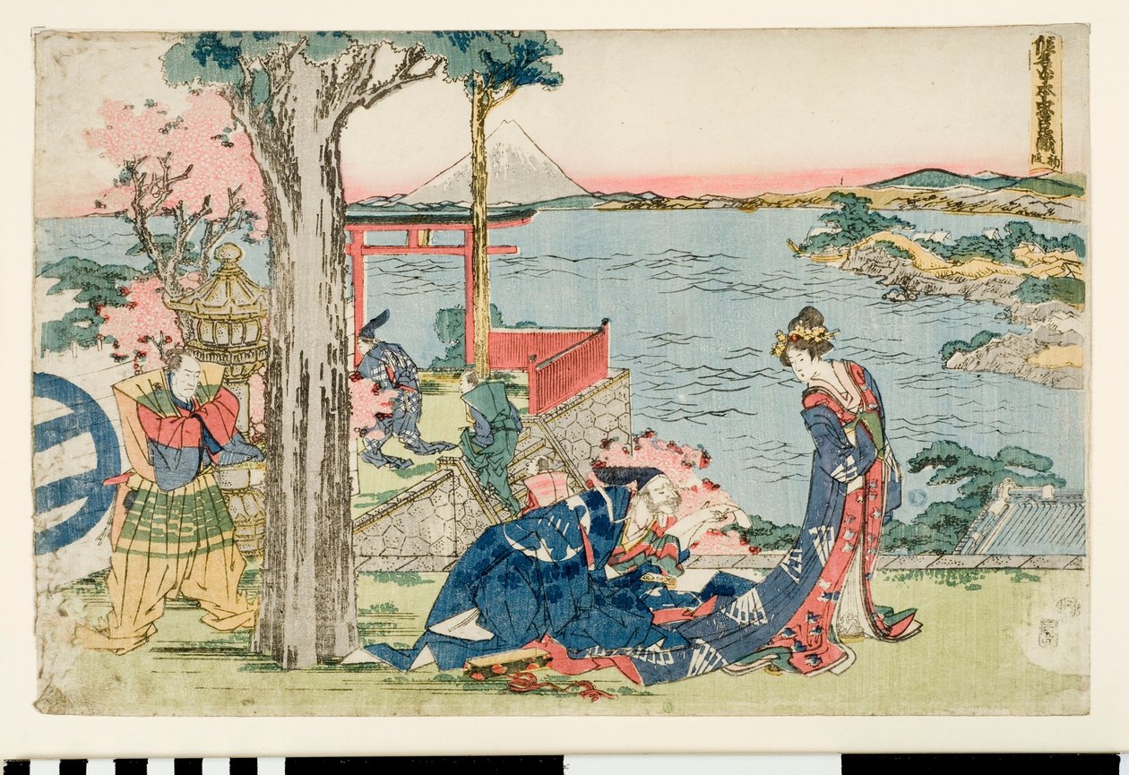 Drzeworyt autorstwa Katsushika Hokusai
