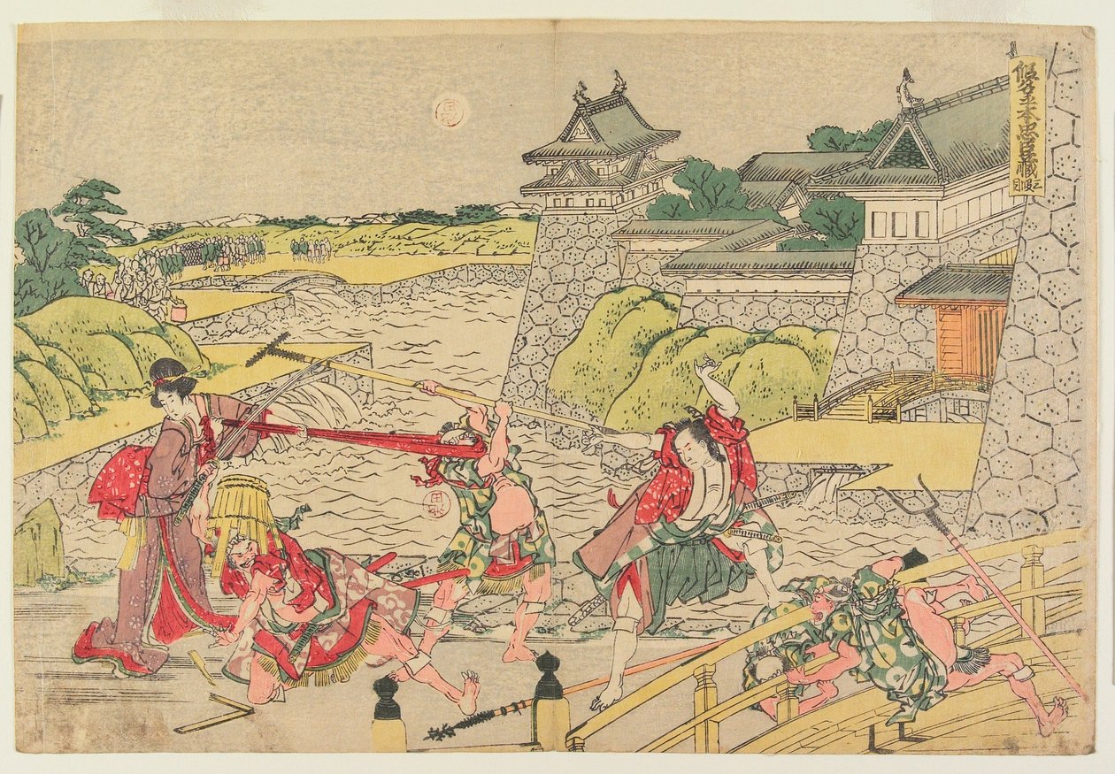 Akt III autorstwa Katsushika Hokusai