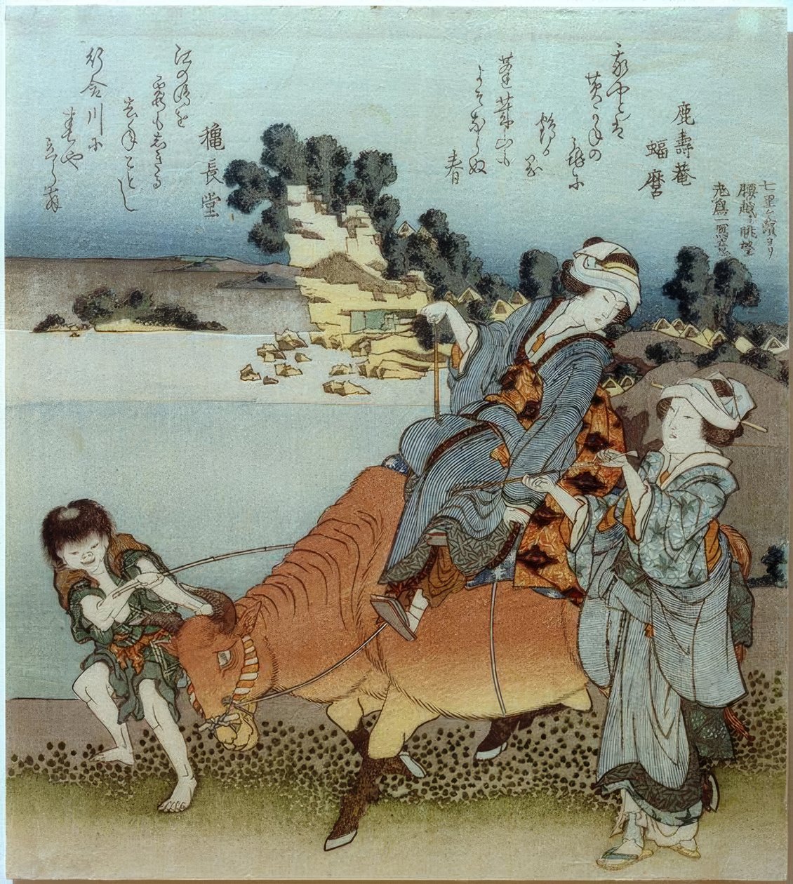 Widok Koshigoe z Shichirigahama autorstwa Katsushika Hokusai