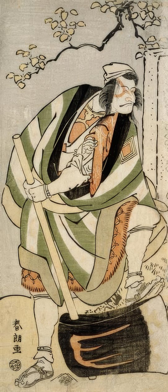 Aktor Sakata Hangoro III autorstwa Katsushika Hokusai