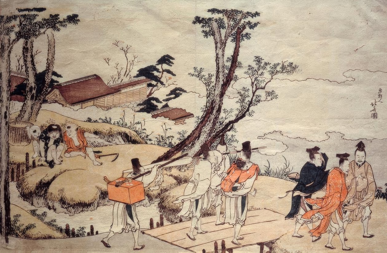 36 poetów autorstwa Katsushika Hokusai
