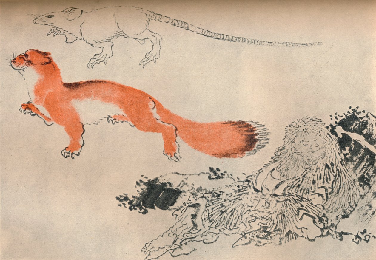 Rysunek Hokusaia, c1780-1849, 1929 autorstwa Katsushika Hokusai
