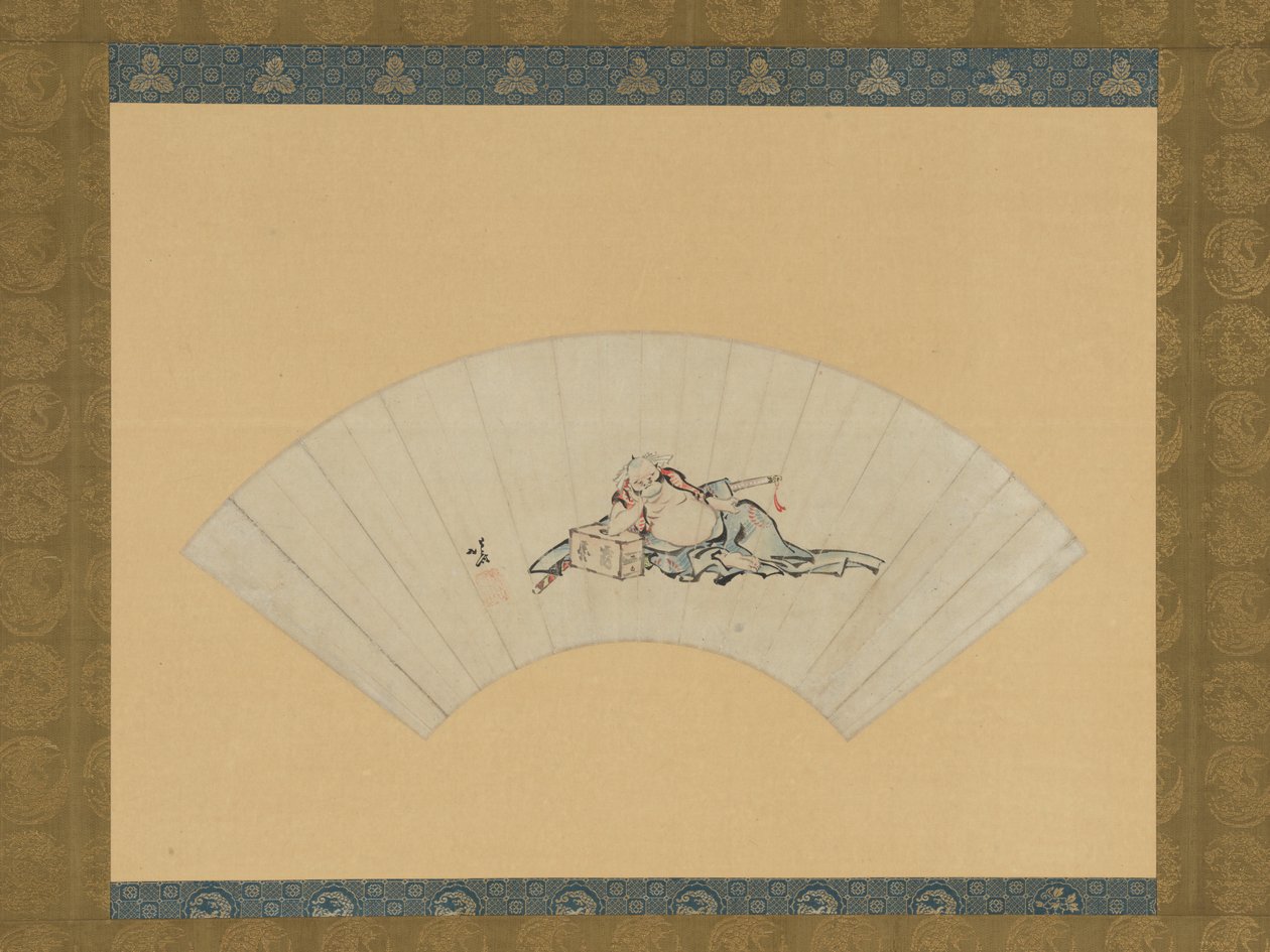 Pijana Asaina autorstwa Katsushika Hokusai