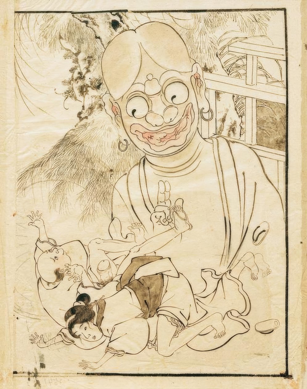 Scena erotyczna autorstwa Katsushika Hokusai