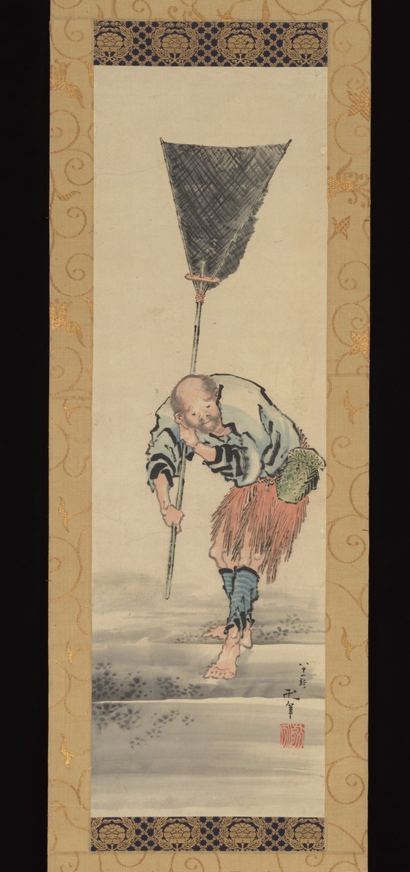 Rybak autorstwa Katsushika Hokusai