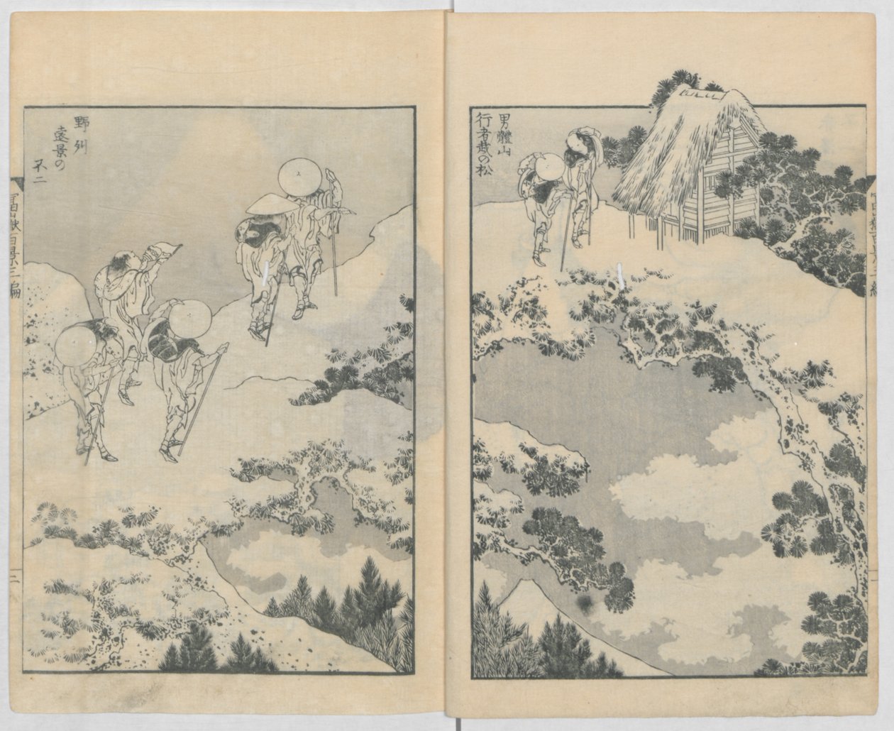 Sto widoków góry Fuji, 1834-35. autorstwa Katsushika Hokusai