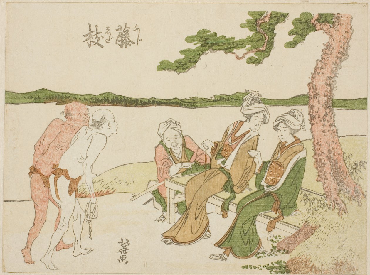 Fujieda autorstwa Katsushika Hokusai