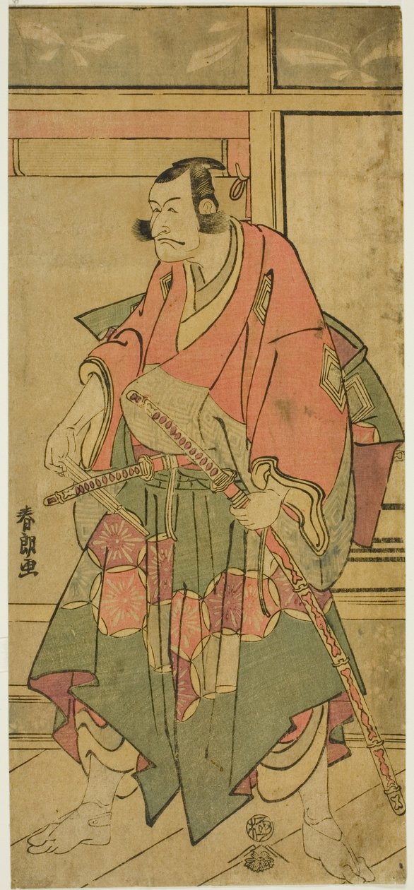 Ichikawa Dan Juro V autorstwa Katsushika Hokusai