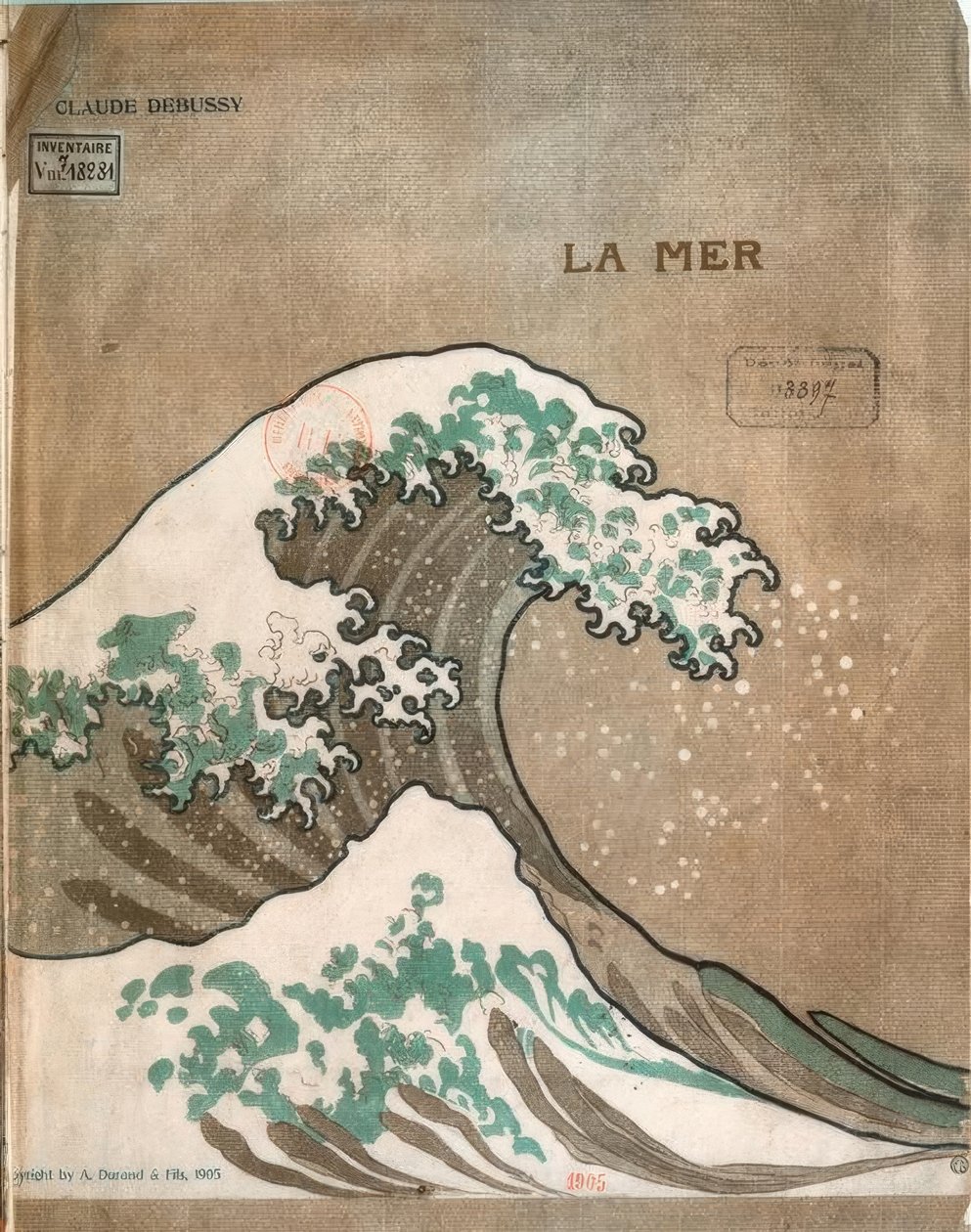 Morze autorstwa Katsushika Hokusai