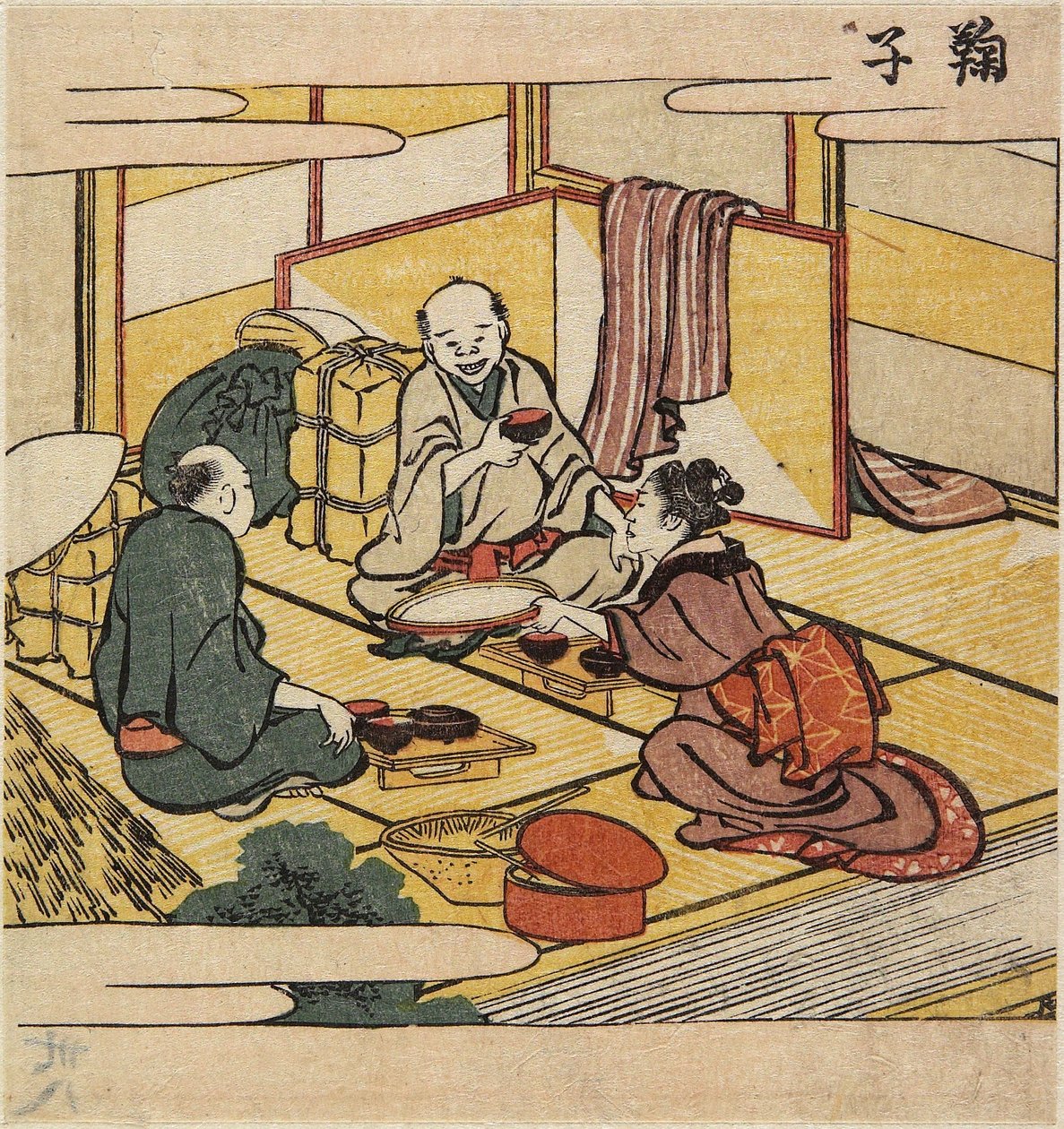 Mariko, ok. 1804 autorstwa Katsushika Hokusai
